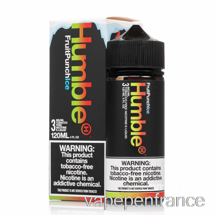 Punch Aux Fruits Glacés - Humble Juice Co - Stylo Vape 120 Ml 0 Mg